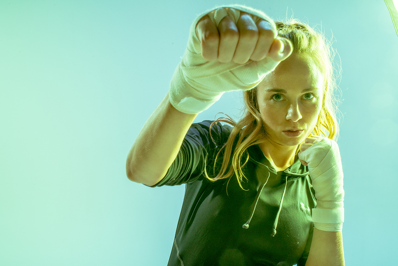 boxing girl Liesa Cole Photography